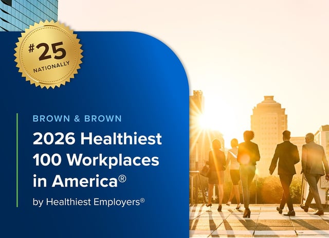 Brown & Brown Named a 2026 Healthiest Workplace in America®