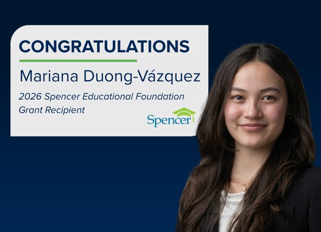 Brown & Brown's 2026 Spencer Educational Foundation Grant Recipient