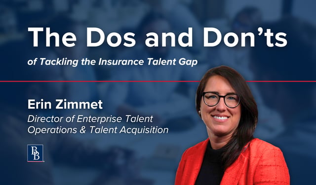 Erin Zimmet Featured in Risk & Insurance Magazine on Tackling the Talent Gap