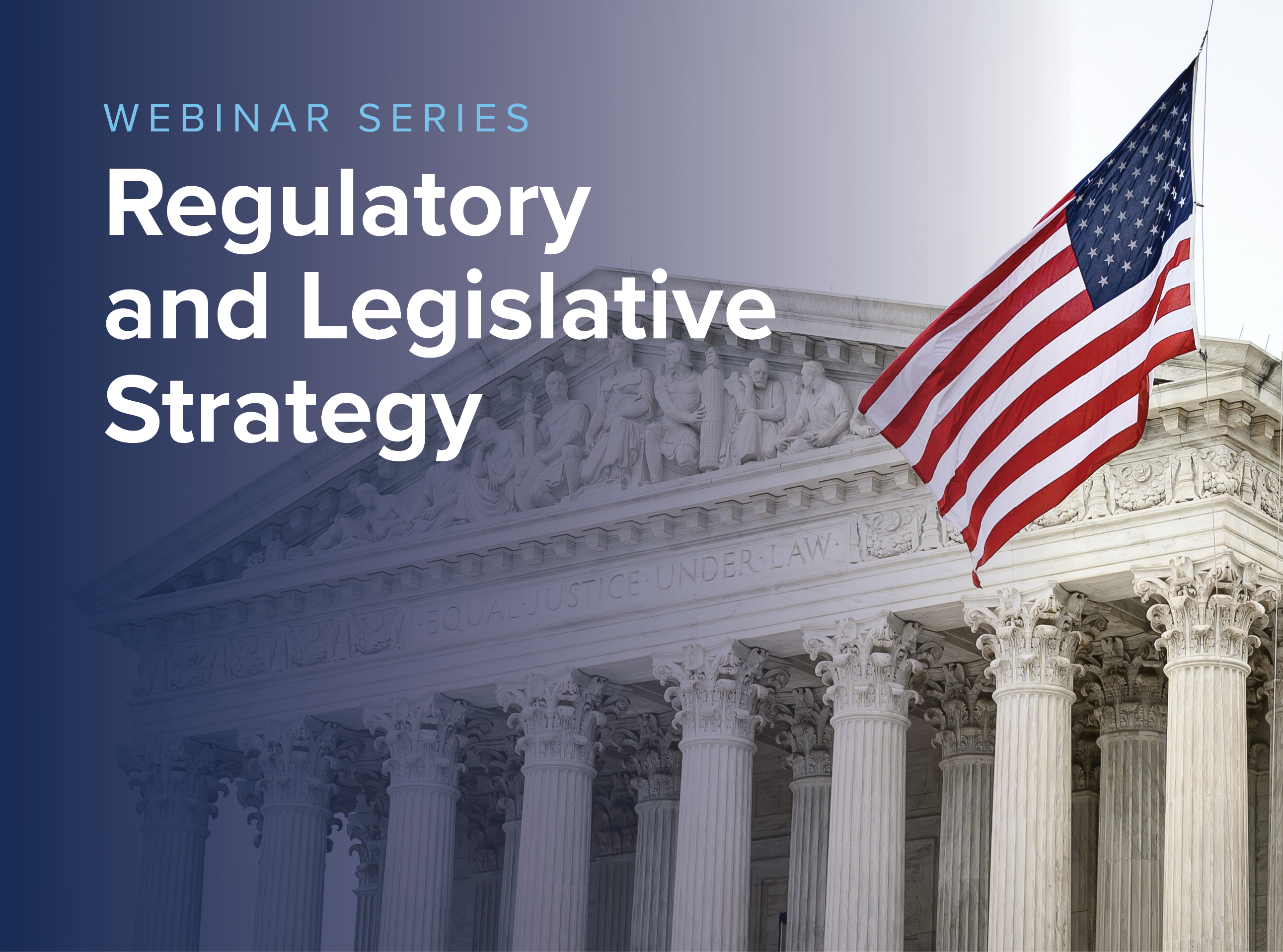 Promotional graphic for Brown & Brown's webinar series titled 